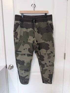 G-Star Men's Camo Jogger Pants - Olive & Black